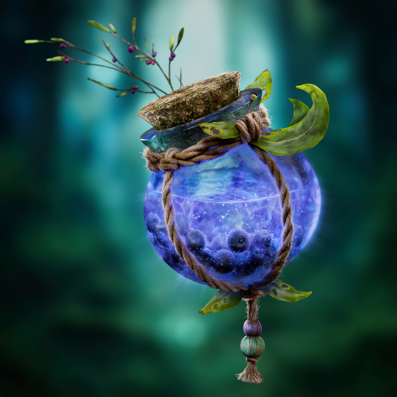 Mana Potion — Final Render