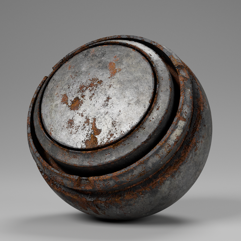 Rusted Metal Material Shader
