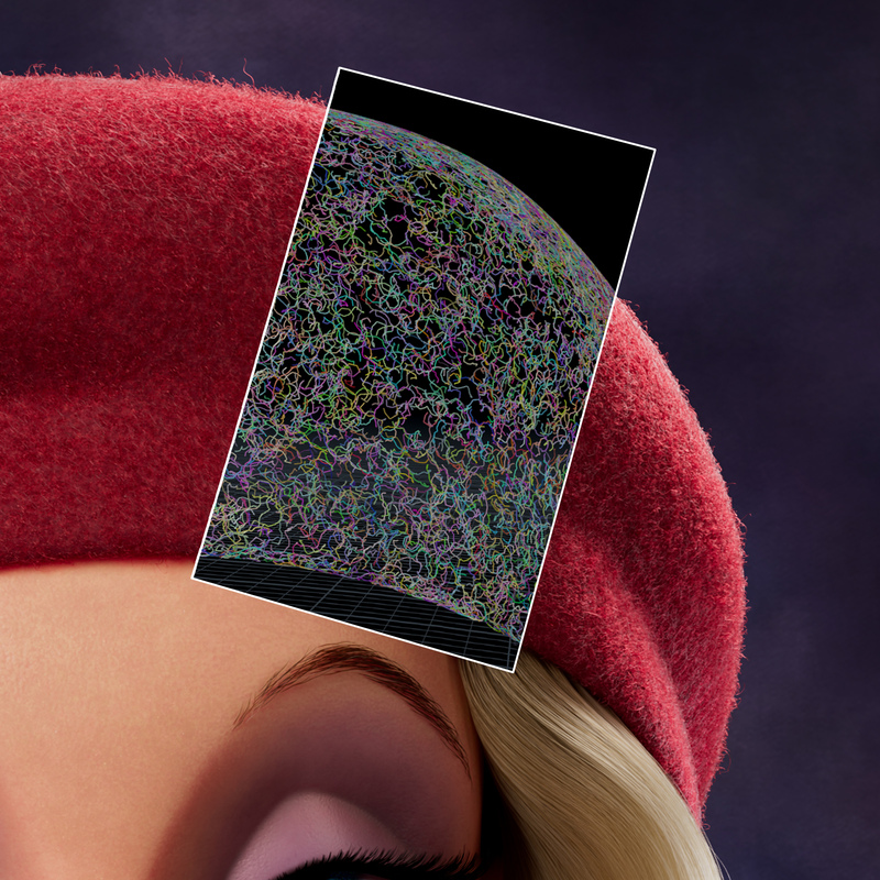 Sophie — Procedural Beret Threads — Houdini