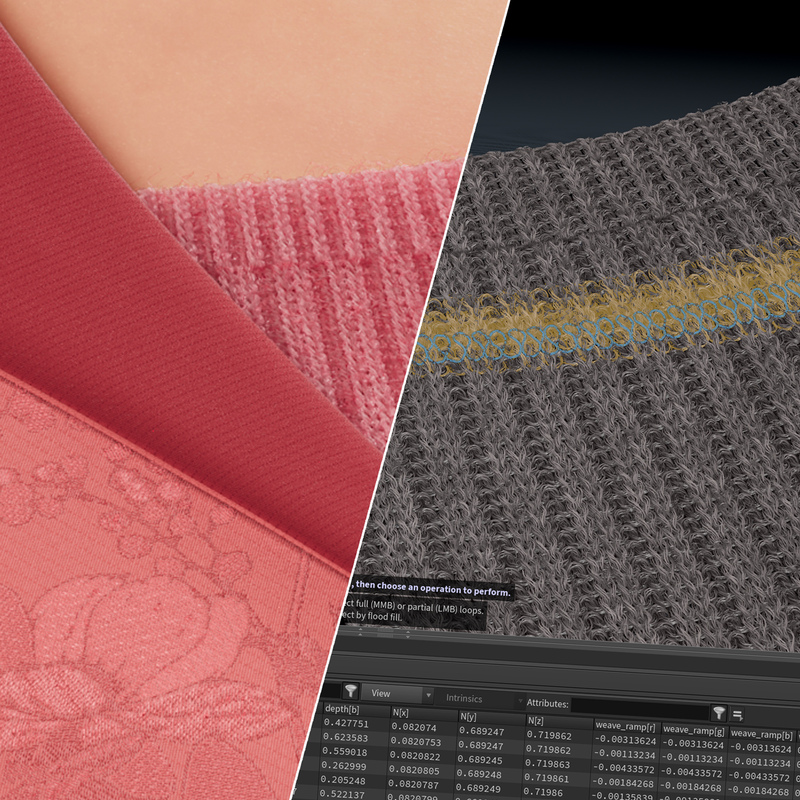 Sophie — Procedural Woven Fabric — Houdini